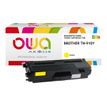 3112539766016-Cartouche laser compatible Brother TN910 - jaune - Owa K18072OW-Angle gauche-0
