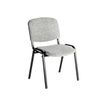 0403000520859-Chaise COIGNY ECO - pieds noirs - gris-Angle gauche-0