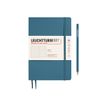 4004117588099-Leuchtturm1917 - Carnet de notes souple A5 - pointillés - bleu acier-Avant-0