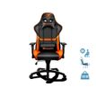 4715302448721-Fauteuil gamer ARMOR - accoudoirs réglables - Noir et orange-P_400001314_1-0