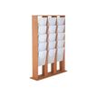3660412028404-Promocome - Présentoir sol pour journaux - format 3 x 5A4 - bois clair-P_400001425_1-0
