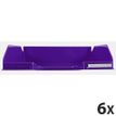 9002493110946-Exacompta COMBO Glossy - 6 Corbeilles à courrier violet-P_400001708_1-0