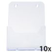 Exacompta - 10 Porte-brochures A6 - 1 compartiment