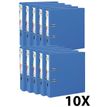 Exacompta Prem'Touch - 10 Classeurs à levier - Dos 80 mm - A4 Maxi - pour 600 feuilles - bleu