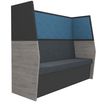 3253310170056-Banquette acoustique IN'TEAM - L170 x H 150 x P170 cm - 3 places - structure chêne gris et -P_400001901_1-0