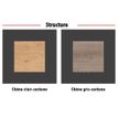 3253310170056-Banquette acoustique IN'TEAM - L170 x H 150 x P170 cm - 3 places - structure chêne gris et -P_400001901_3-2