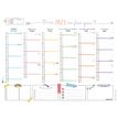Oberthur Bullet - Calendrier 6 mois par face - 21 x 27 cm