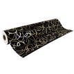 Clairefontaine Premium - Papier cadeau - 70 cm x 50 m - 80 g/m² - arabesque or fond noir