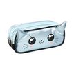 3135258772755-Trousse rectangulaire Sweet Cat - 2 compartiments - bleu pastel - Viquel-P_400006505_1-0