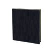 Agenda Sahara Executif Prestige avec répertoire - 1 semaine sur 2 pages - 16 x 16 cm - noir - Quo Vadis
