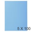 3288583400104-Exacompta Super 160 - 5 Paquets de 100 Chemises - 160 gr - bleu vif-P_400010893_2-0