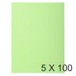 3288584101130-Exacompta Forever - 5 Paquets de 100 Chemises - 220 gr - vert vif-P_400010910_1-0