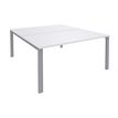 0404000121596-Bureau Bench IRIS - L120 cm - Plan de départ - Pieds aluminium - plateau Blanc perle-P_400012159_1-0
