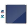 Nobo - Vitrine d'affichage - 6 feuilles A4 - surface en feutre bleu - porte battante - 70,8 x 66,7 x 4,3 cm