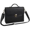 Oberthur Lady Bradford - Cartable rigide 2 compartiments - noir - 29 x 11,5 x 36 cm