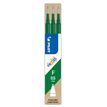 Pilot Frixion Ball - 3 Recharges pour rollers effaçables - 0,5 mm - vert