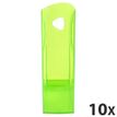 Exacompta Ecomag Linicolor - 10 Porte-revues vert pomme translucide