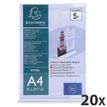Exacompta - 20 Porte-visuels droit - A4 vertical