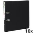 Exacompta Prem'Touch - 10 Classeurs à levier - Dos 50 mm - A4 Maxi - pour 400 feuilles - noir