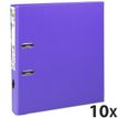 Exacompta Prem'Touch - 10 Classeurs à levier - Dos 50 mm - A4 Maxi - pour 400 feuilles - violet