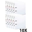 3130632533489-Exacompta Prem'Touch - 10 Classeurs à levier - Dos 80 mm - A4 Maxi - pour 600 feuilles - blanc--0