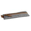 3173745244514-Trousse plate School 1 compartiment - gris - PET recyclé - ouverture centrée - Carpentras--0