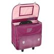 3135253872566-Cartable à roulettes Daisy - 38 cm - bordeaux - 2 compartiments - Viquel--2