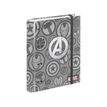 8435376398253-Avengers Assault - Classeur à anneaux avec élastique - A4 - 50 feuilles incluses - Karactermania--0