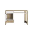 3483600971791-Bureau Morzine 120 cm - chêne sonoma et blanc--4
