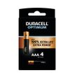 5000394137516-DURACELL Optimium -  4 piles alcalines - AAA LR03--0