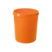 HAN GRIP - corbeille à papier - 18 L - polypropylène (PP), plastique - Couleur tendance orange