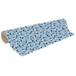 Clairefontaine - Papier cadeau kraft - 70 cm x 50 m - 70 g/m² - bleu/blanc