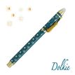 3173740245264-Ink Metal Dolkie - Stylo à bille bleu effaçable - différents modèles disponibles--0