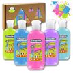 3134725015050-Cléopâtre NEFERTARI - Lot de 5 gels pailletés - néons - 100ml--0