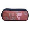 3666311001968-Trousse rectangulaire Lililou - 2 compartiments - rose - Bagtrotter--0