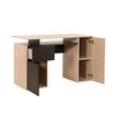 3483600773524-Bureau droit INDUS avec rangement - L. 120 x P. 55 x H. 75 cm--5