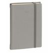 Agenda à élastique Silk Ministre Prestige - 1 semaine sur 2 pages - 16 x 24 cm - gris - Quo Vadis