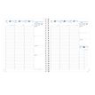 3371010474547-Agenda Club Eurequart - 1 semaine sur 2 pages - 24 x 30 cm - bleu marine - Quo Vadis--1