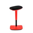 Siege Technique LED - tabouret assis-debout - hauteur réglable jusqu'à 76 cm - rouge