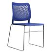 8033540636530-Chaise Luge MALIZIA - pieds luge - bleu--0