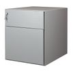 3700339991914-Caisson mobile métallique monobloc – 2 tiroirs - silver--2