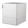 Caisson mobile métallique monobloc – 3 tiroirs- Blanc