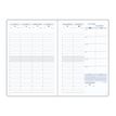 3660942080170-Agenda Empreinte - 1 semaine sur 2 pages - 15 x 21 cm - 12 mois - disponible dans différentes couleurs--2