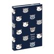 3135257453143-Agenda Cats - 1 jour par page - 12 x 17 cm - rose ou bleu - Viquel--1