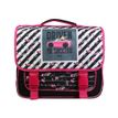 3666311013923-Cartable Barbie 38 cm - 2 compartiments - multicolore - Bagtrotter--0