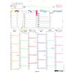 3664447149776-Calendrier Bullet - 6 mois par face - 21 x 27 cm - Oberthur--1