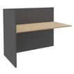 3253310209725-Banque d'accueil Module de départ haut OLA - L122,5 x H112 x P82,5 cm - structure carbone, plateau ch
