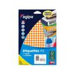 Apli Agipa - Etui A5 - 2940 Pastilles oranges - diamètre 8 mm - réf 114305