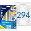 3270241143065-Apli Agipa - Etui A5 - 2940 Pastilles mauves - diamètre 8 mm - réf 114306--0