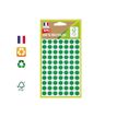 3270241017779-Apli Agipa - 462 Pastilles adhésives recyclées - vert - diamètre 8 mm - réf 101777--0